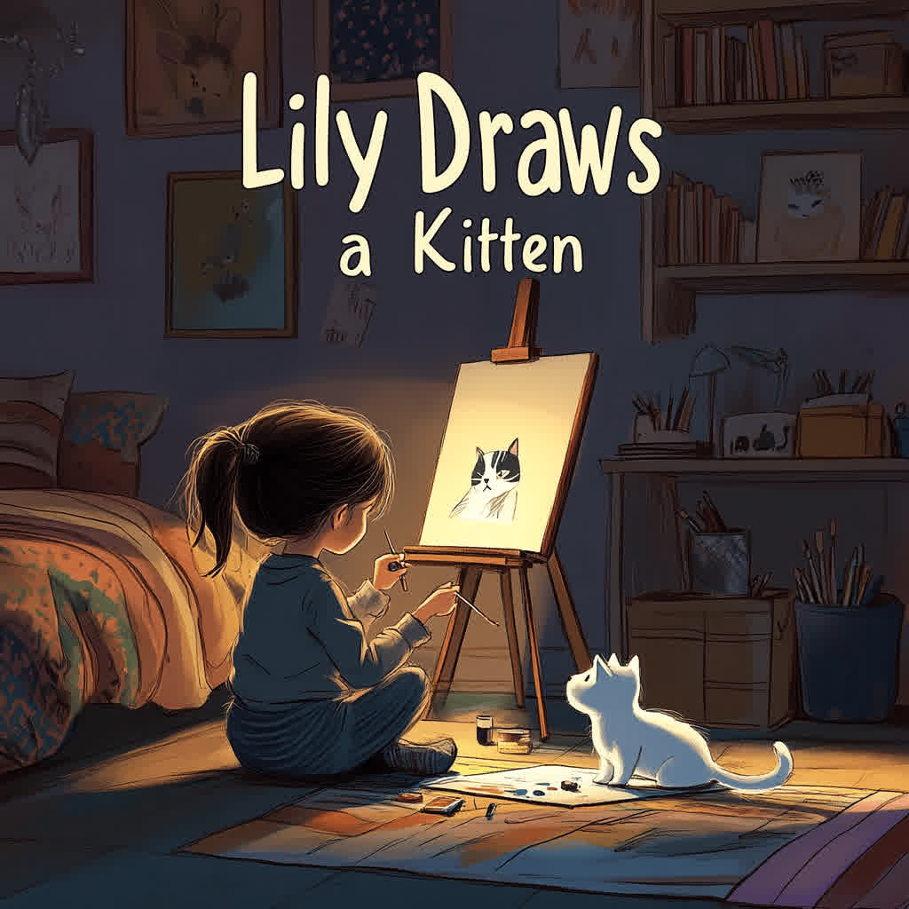 Lily Draws a Kitten